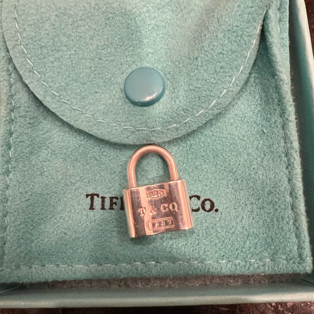 Charmed by Tiffany “t&co” padlock charm